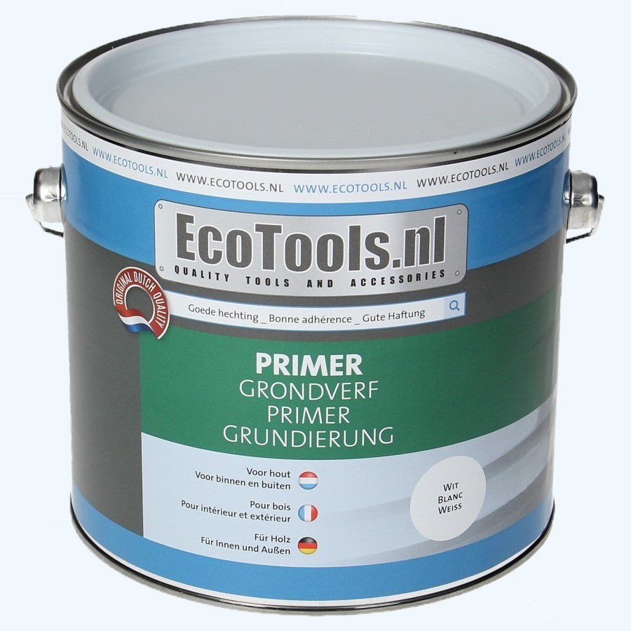 EcoTools Grondverf wit 2,5 liter EcoTools Grondverf wit 2,5 liter