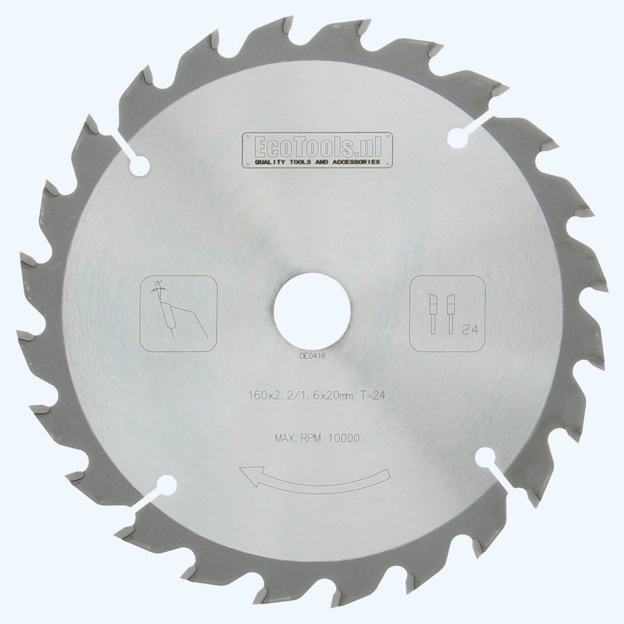 25-delige set HM-zaagbladen PROF 160 x 20 mm