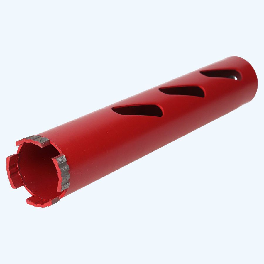 Diamantboor droog 52 x 280 mm met zijsleuven