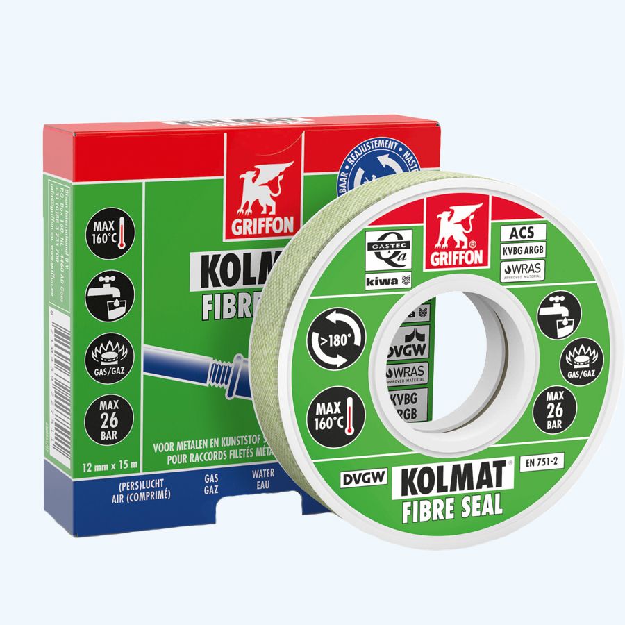 Griffon Kolmat® fibre seal 12 mm x 15 meter Griffon Kolmat® fibre seal 12 mm x 15 meter