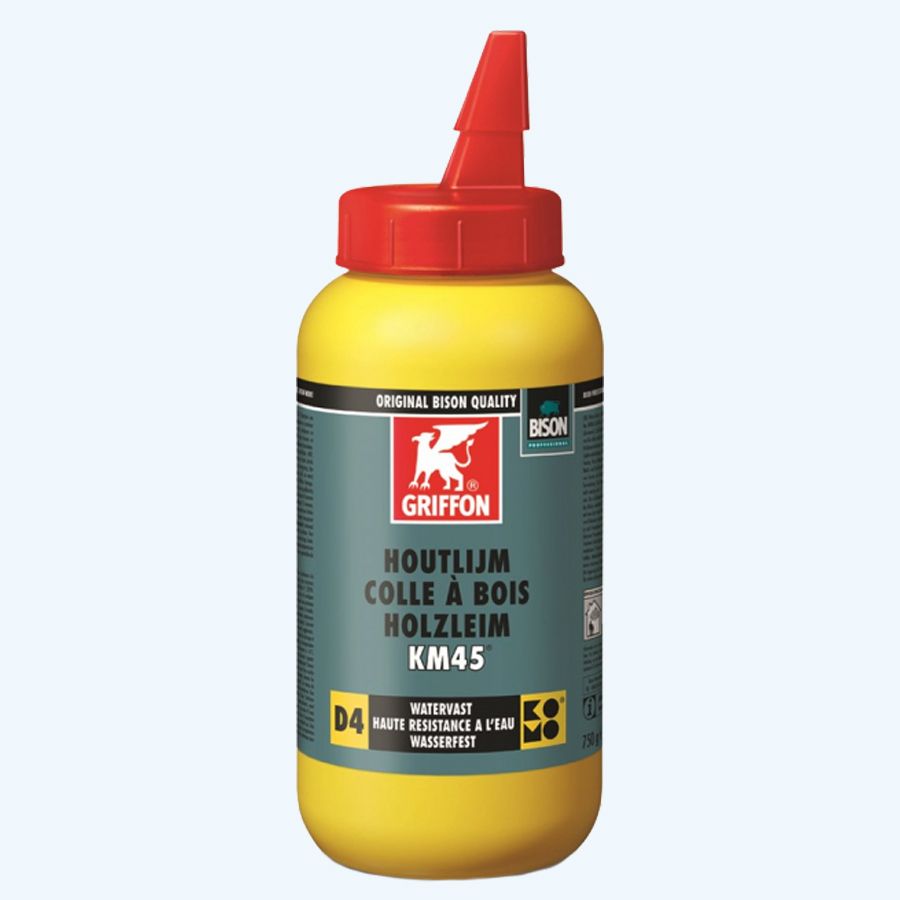 Griffon Houtlijm PVAC KM45 750 gram Griffon Houtlijm PVAC KM45 750 gram
