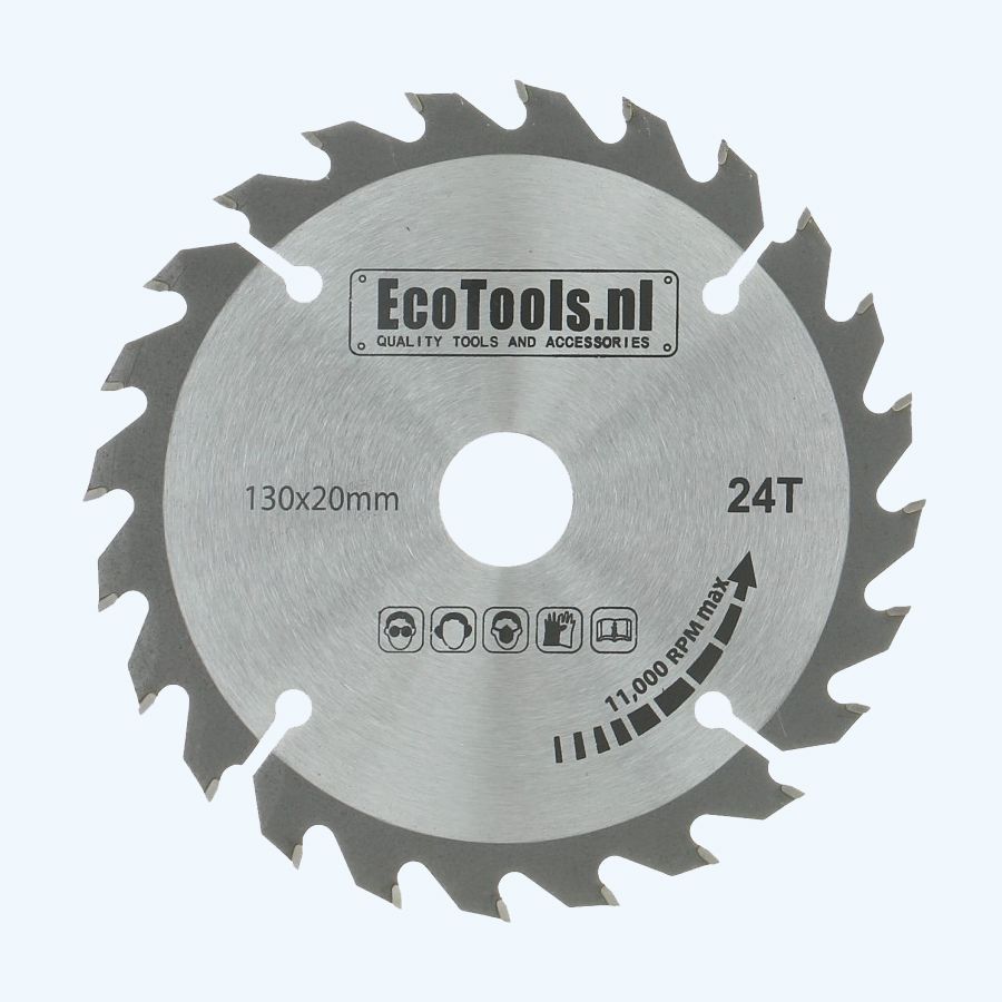 HM-zaagblad 130 x 20 mm T=24 (Eco-line) HM-zaagblad 130 x 20 mm T=24 (Eco-line)