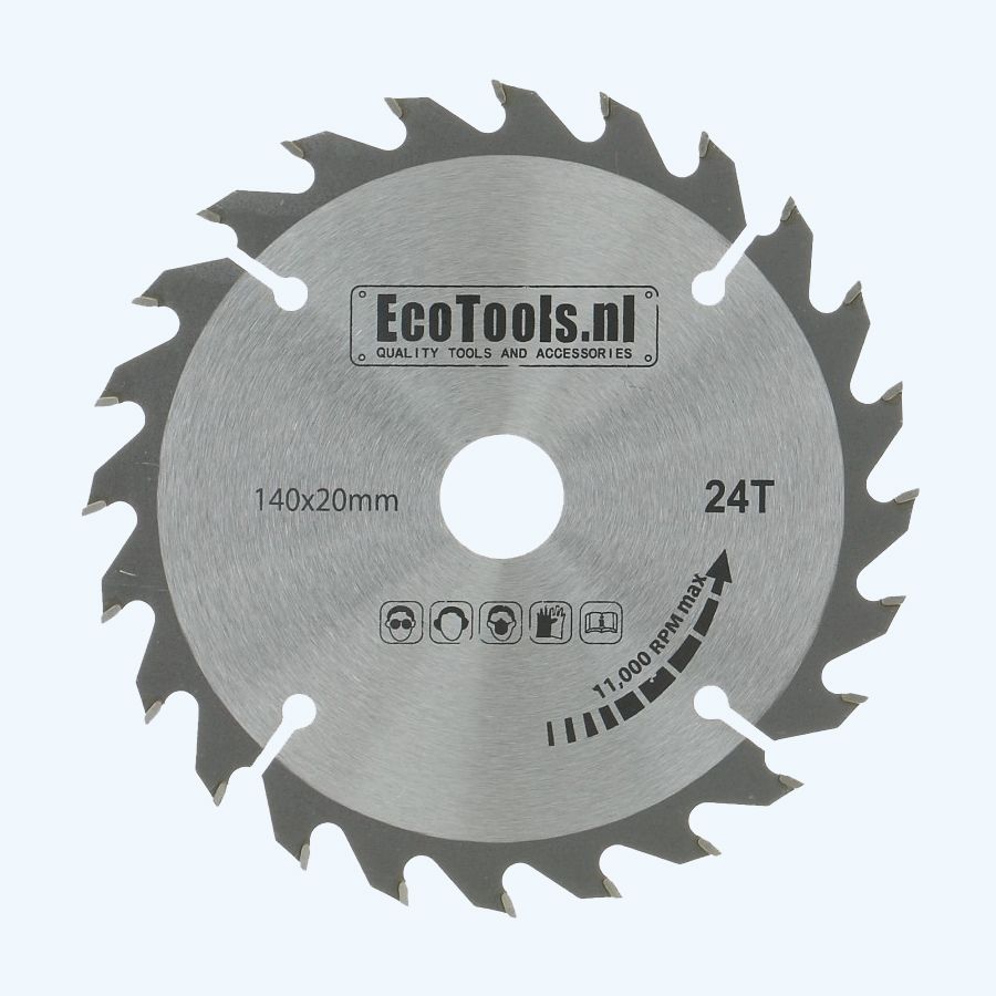 HM-zaagblad 140 x 20 mm T=24 (Eco-line) HM-zaagblad 140 x 20 mm T=24 (Eco-line)