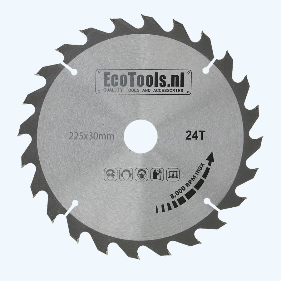 HM-zaagblad 225 x 30 mm T=24 (Eco-line) HM-zaagblad 225 x 30 mm T=24 (Eco-line)