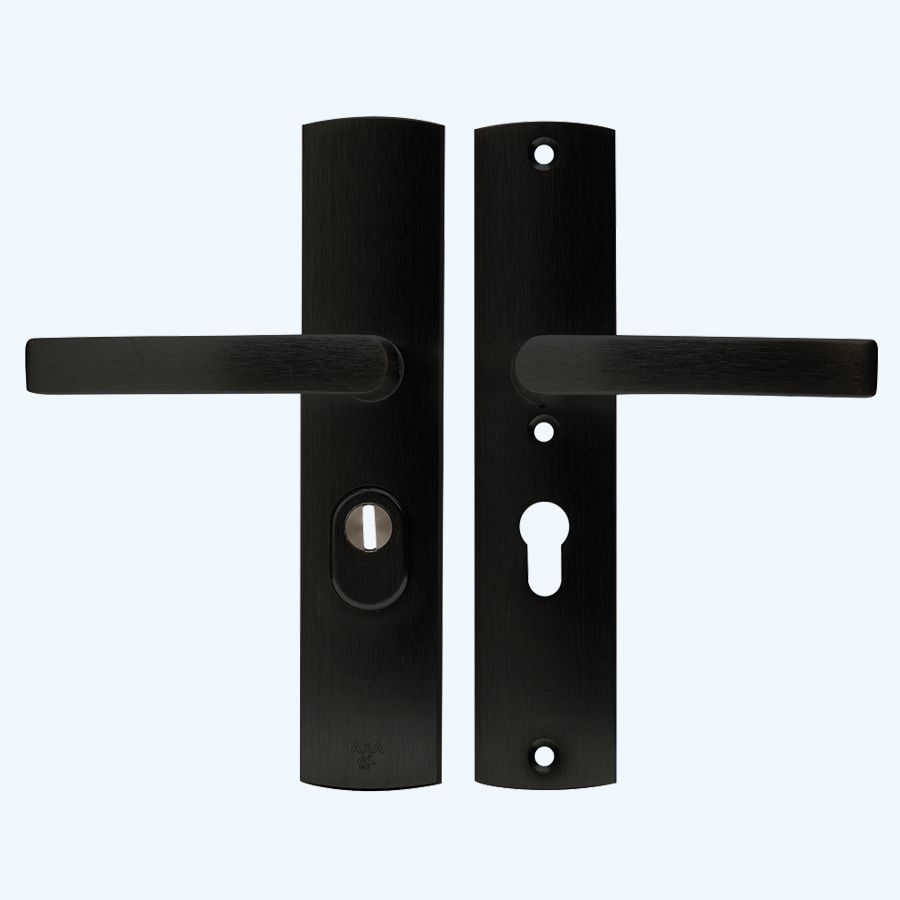 AXA veiligheidsbeslag PC72 SKG*** met kerntrekbeveiliging zwart (kruk) AXA veiligheidsbeslag PC72 SKG*** met kerntrekbeveiliging zwart (kruk)