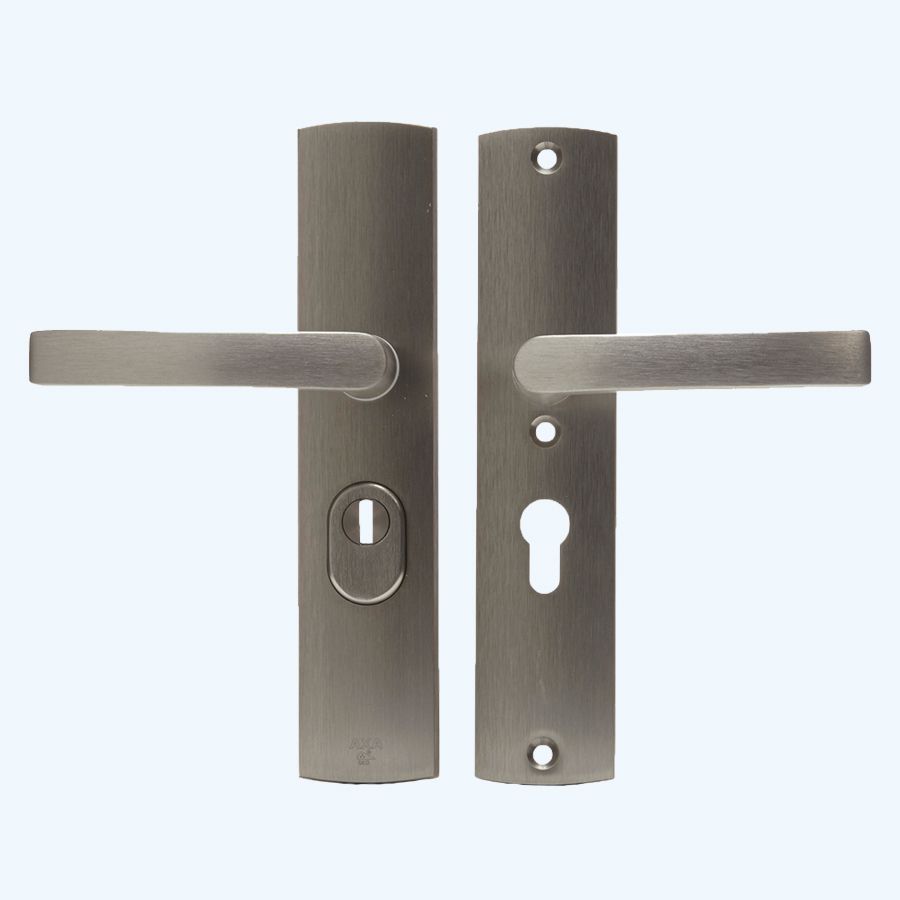 AXA veiligheidsbeslag PC72 SKG*** met kerntrekbeveiliging RVS (kruk)