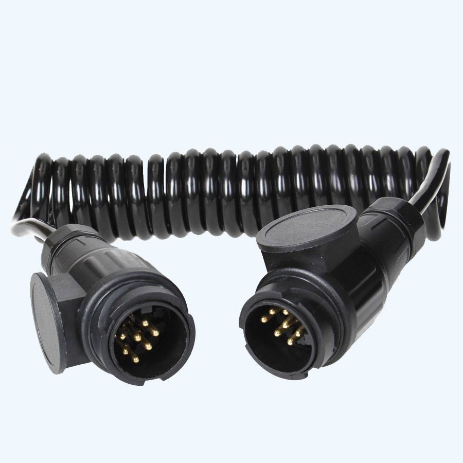 Spiraalkabel 3,5 meter (2 x 13-polige stekker) Spiraalkabel 3,5 meter (2 x 13-polige stekker)