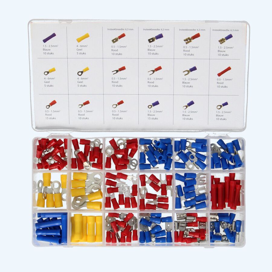 Assortimentsdoos kabelschoenen (175 stuks)