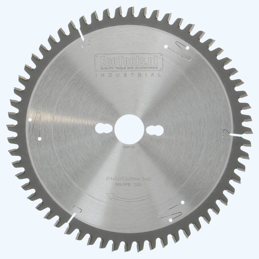 HM-afkortzaagblad Industrial 254 x 30 mm T=60 HM-afkortzaagblad Industrial 254 x 30 mm T=60