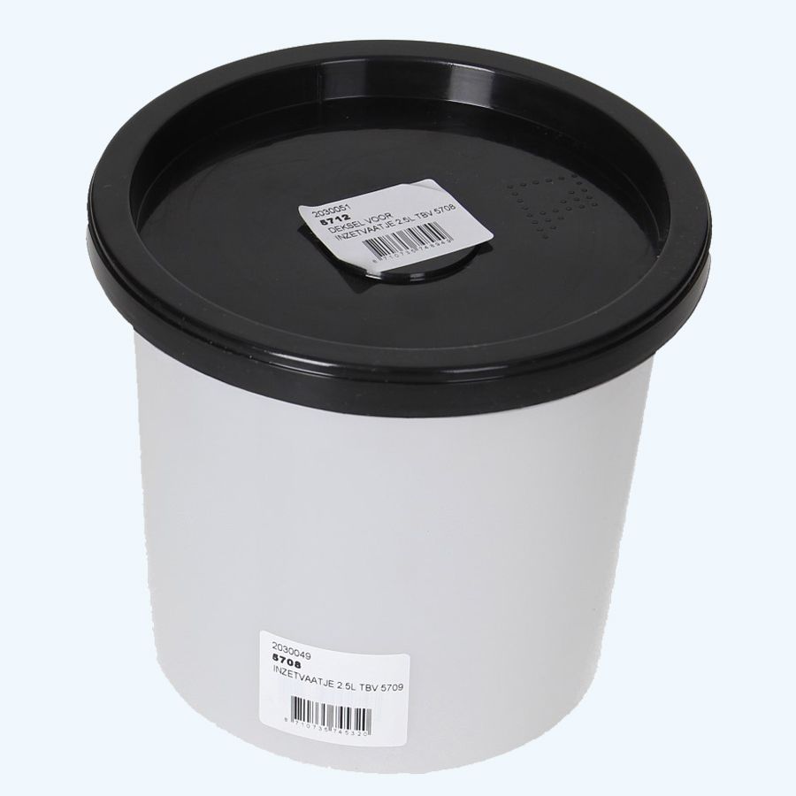Deksel tbv van inzetvaatje 2,5 liter
