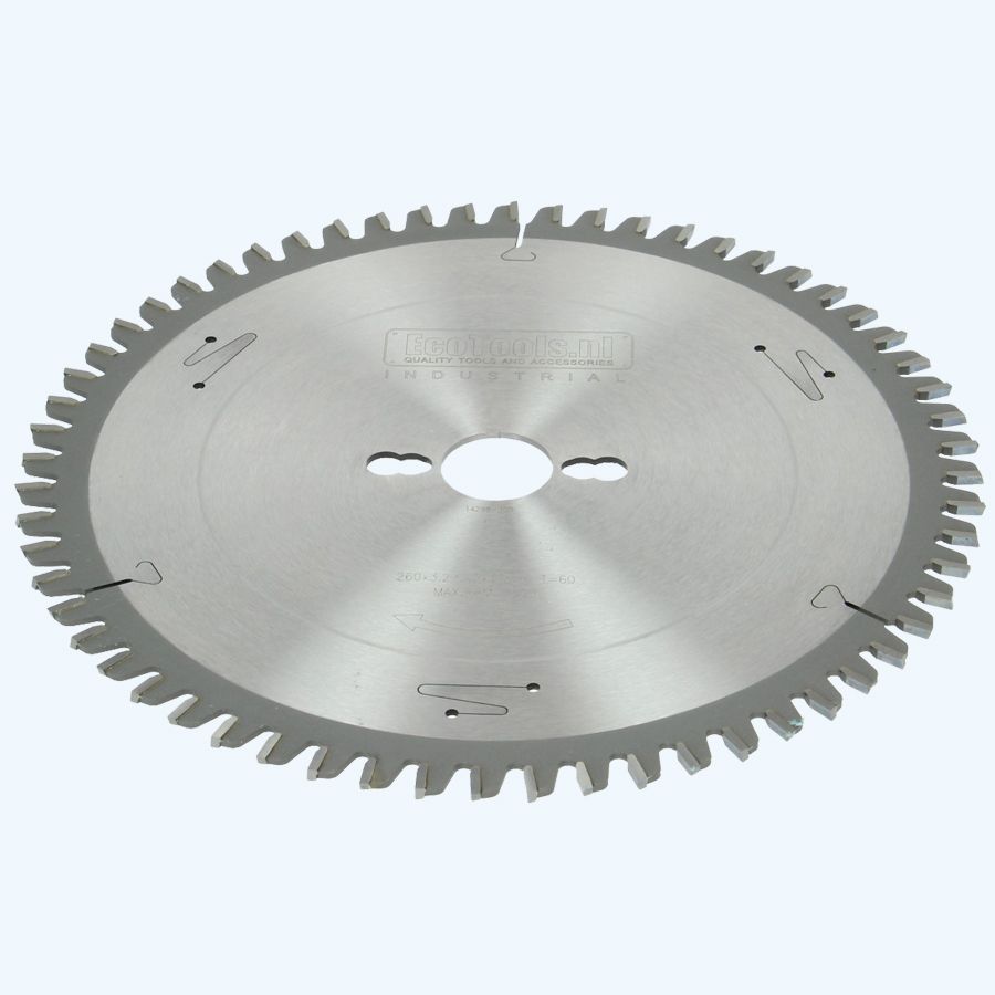 HM-afkortzaagblad Industrial 260 x 30 mm T=60