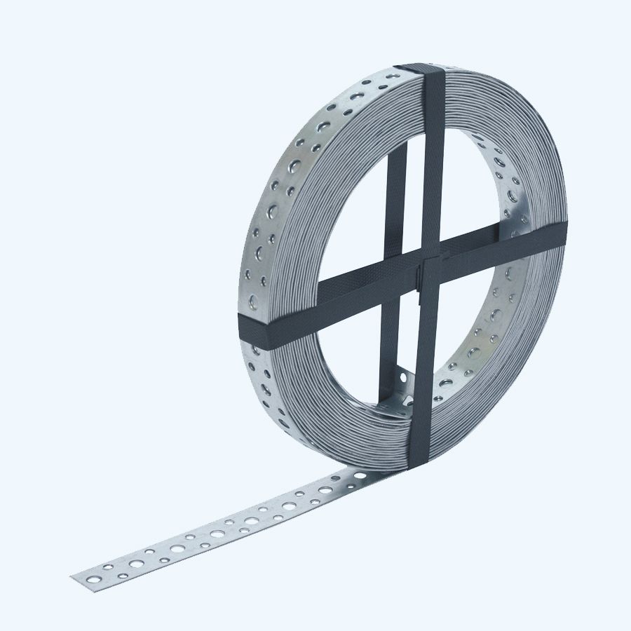 Montageband / windverband 25 meter 20 x 1,0 mm verzinkt