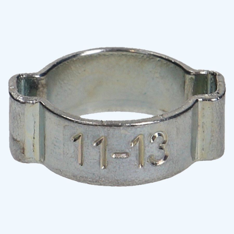 Dubbel oor slangklem 11-13 mm