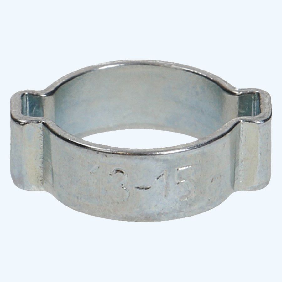 Dubbel oor slangklem 13-15 mm