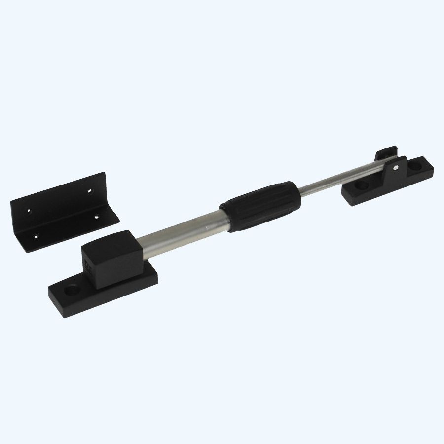 Telescopische raamuitzetter 225 - 295 mm RVS finish / zwart