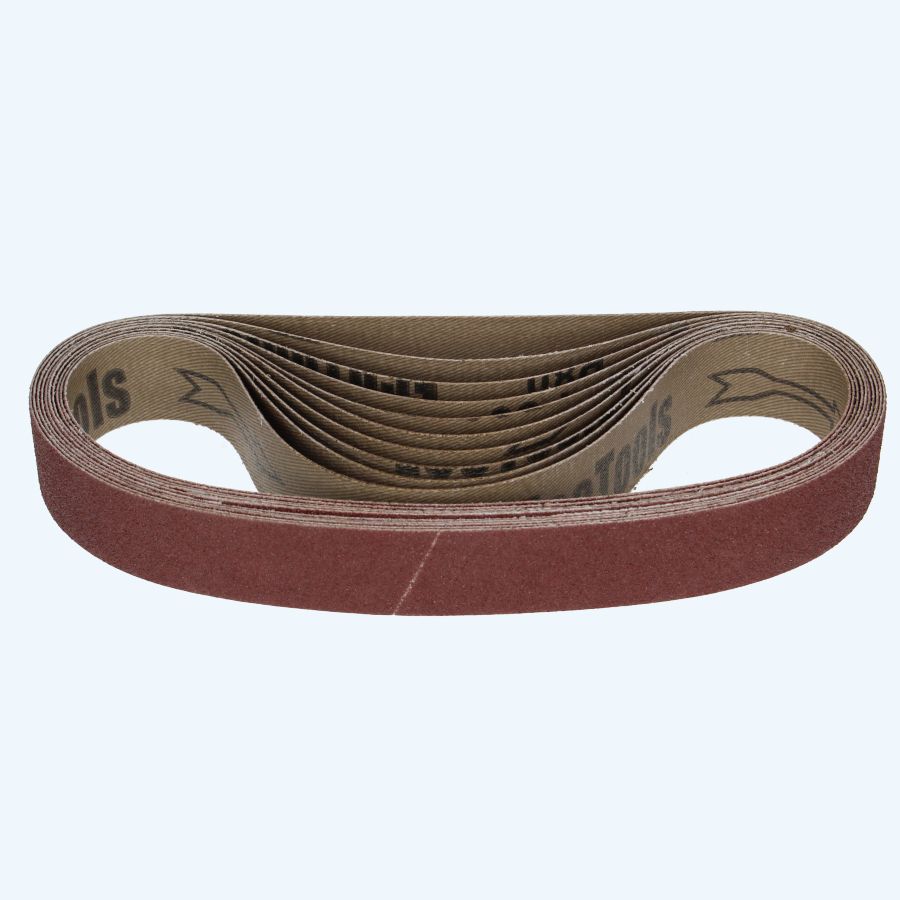 10 stuks aluminiumoxide schuurband 30 x 533 mm K60