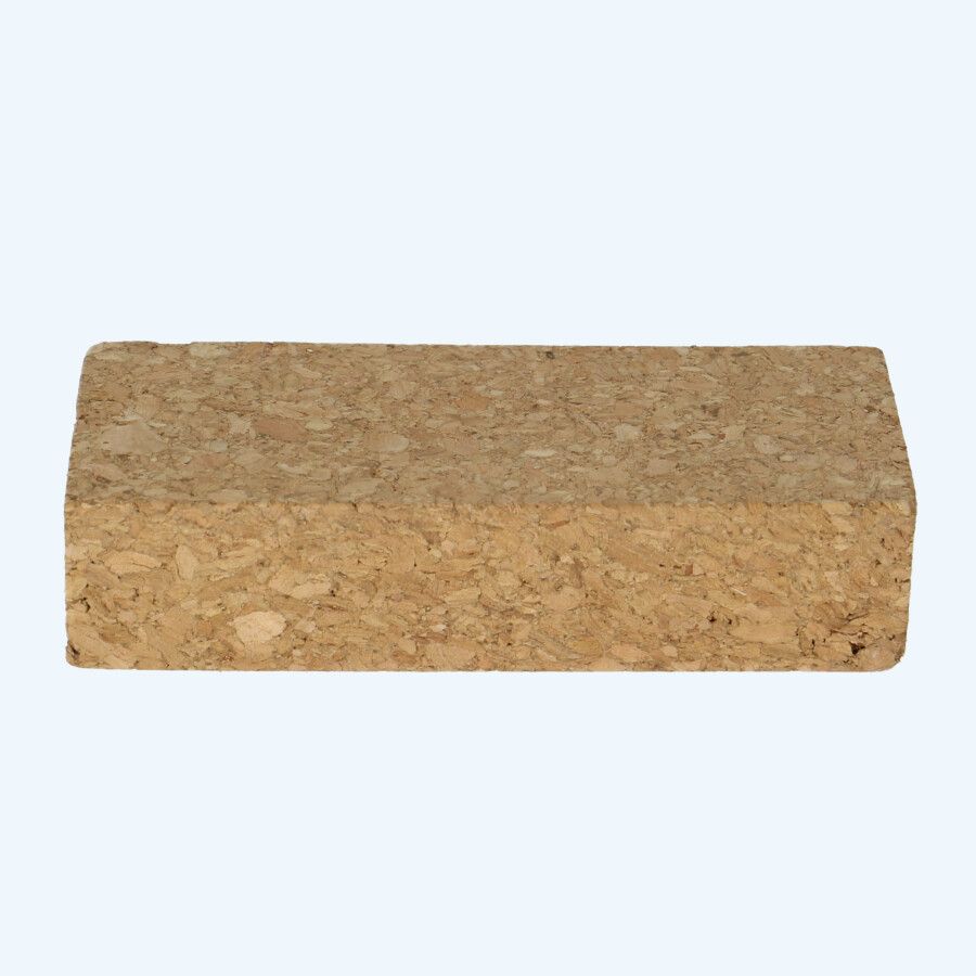 Schuurkurk recht model 2.5 x 11.5 x 6 cm