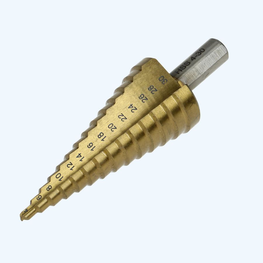 Stappenboor HSS 4-30 mm (rechte snijkanten) Eco-line Stappenboor HSS 4-30 mm (rechte snijkanten) Eco-line