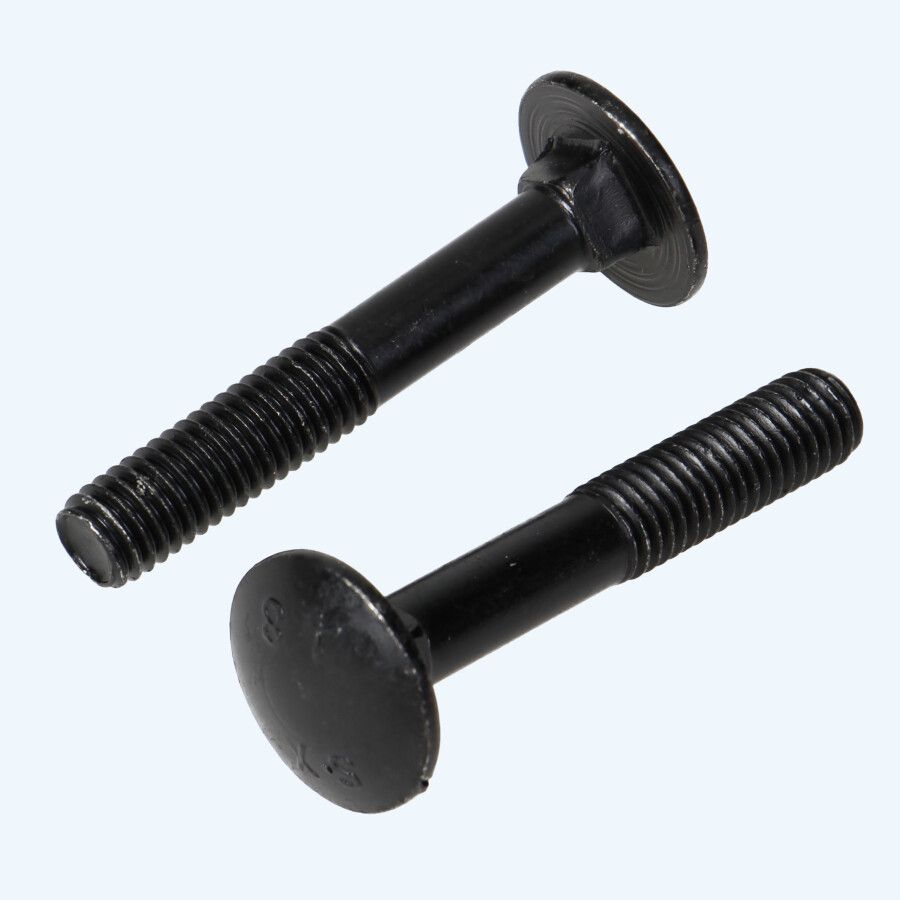 25 stuks slotbout M8 x 90 mm zwart