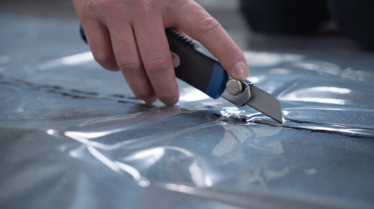 Stofdeur 2,4 x 1,2 meter