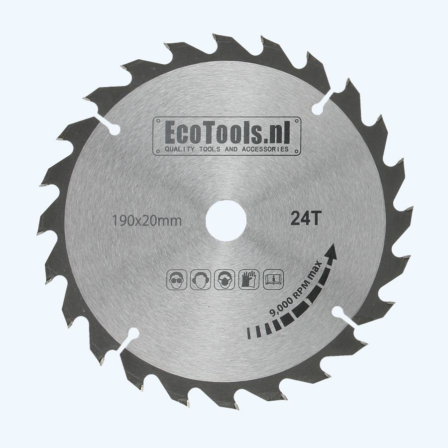 HM-zaagblad 190 x 20 mm T=24 (Eco-line) HM-zaagblad 190 x 20 mm T=24 (Eco-line)