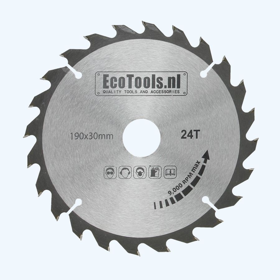 HM-zaagblad 190 x 30 mm T=24 (Eco-line) HM-zaagblad 190 x 30 mm T=24 (Eco-line)