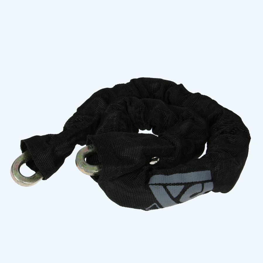 Anti-diefstalketting met zwarte nylon kous Anti-diefstalketting met zwarte nylon kous