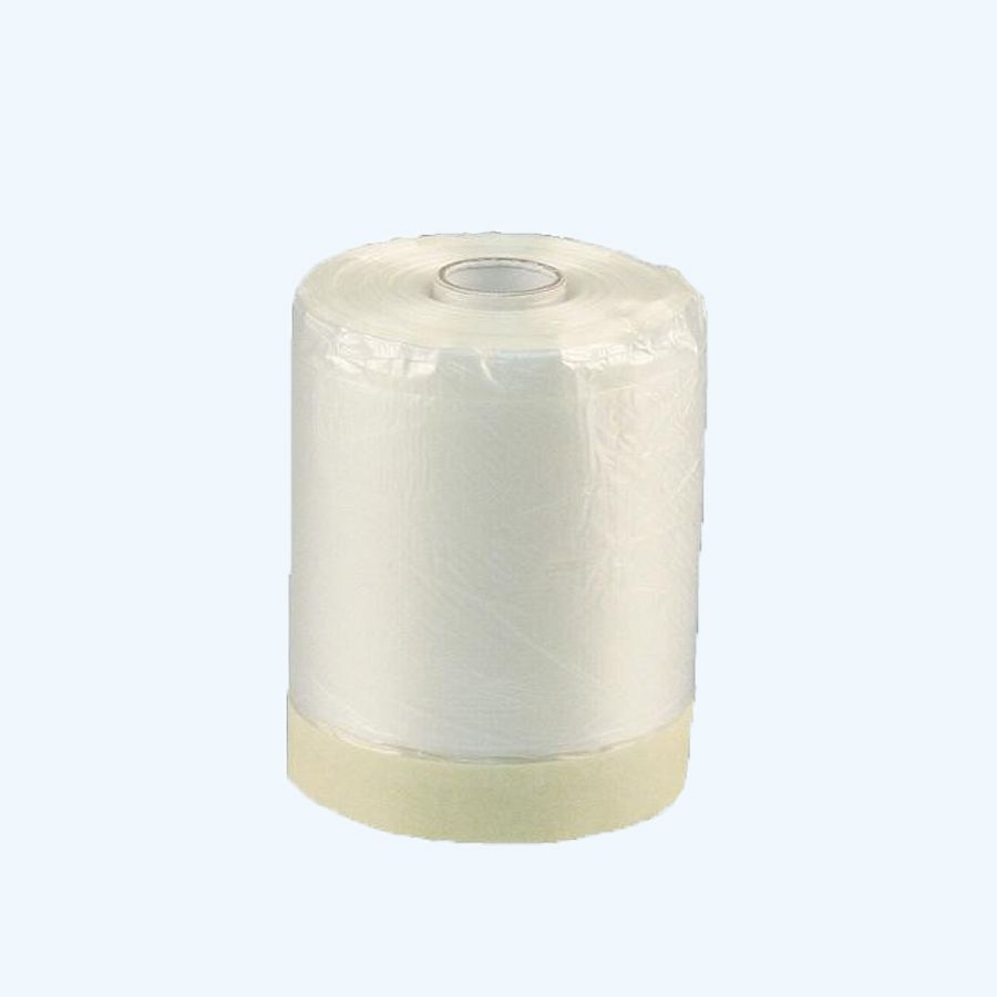 Afplaktape met folie 550 mm x 33 meter Afplaktape met folie 550 mm x 33 meter