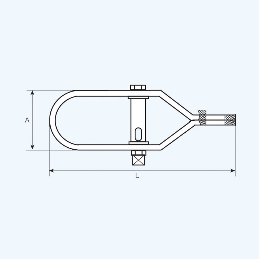 Draadspanner Nr. 1 80 mm groen gecoat Draadspanner Nr. 1 80 mm groen gecoat
