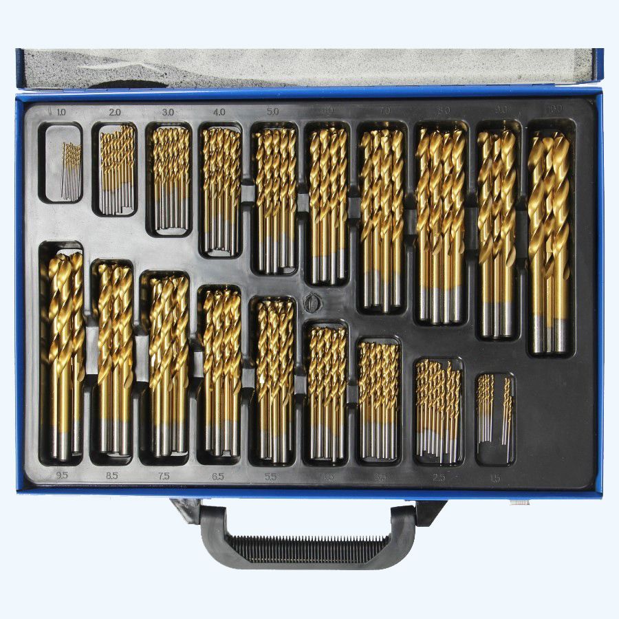 170-delige metaalborenset HSS M2 met 7 edge point 170-delige metaalborenset HSS M2 met 7 edge point