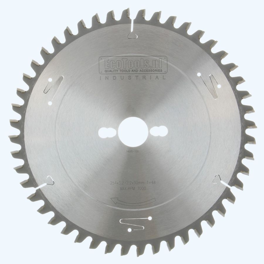 HM-afkortzaagblad Industrial 254 x 30 mm T=48 HM-afkortzaagblad Industrial 254 x 30 mm T=48
