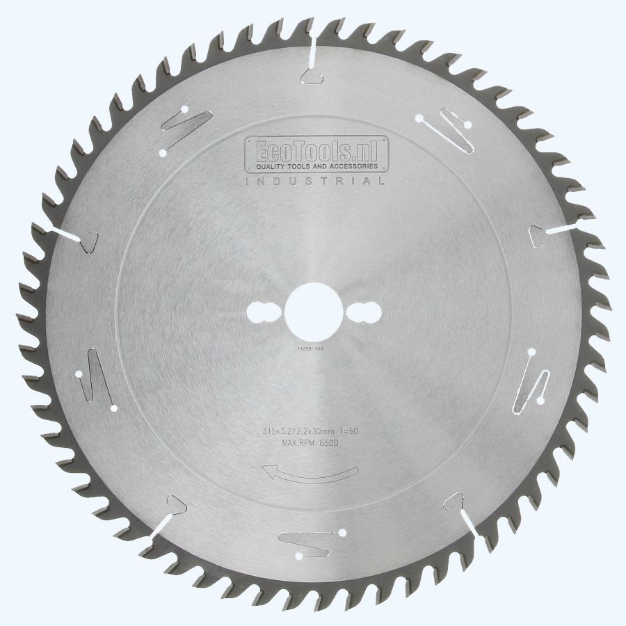 HM-zaagblad Industrial 315 x 30 mm T=60 HM-zaagblad Industrial 315 x 30 mm T=60