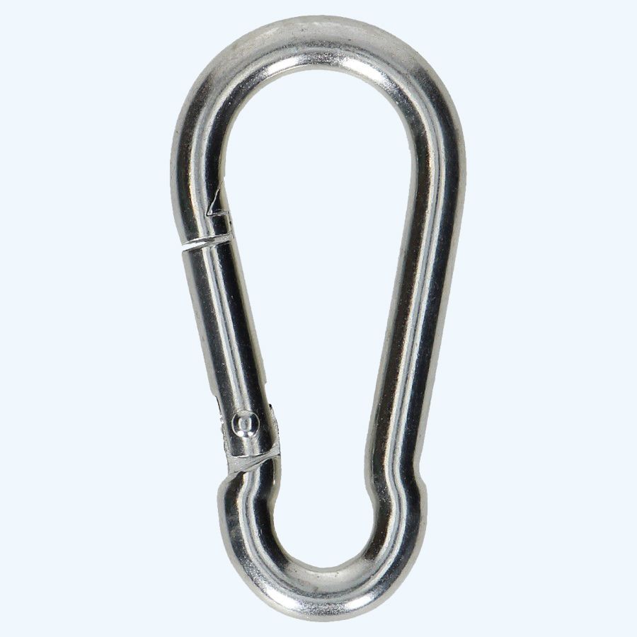 Karabijnhaak 4x40 mm verzinkt Karabijnhaak 4x40 mm verzinkt