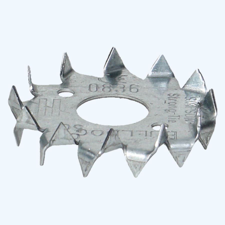 Kramplaat dubbelzijdig getand Ø17 x 50 mm Kramplaat dubbelzijdig getand Ø17 x 50 mm