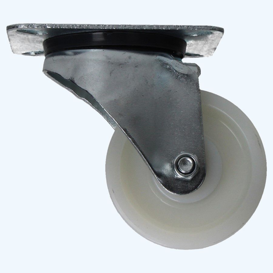 Nylon zwenkwiel 80 mm 100 kg Nylon zwenkwiel 80 mm 100 kg