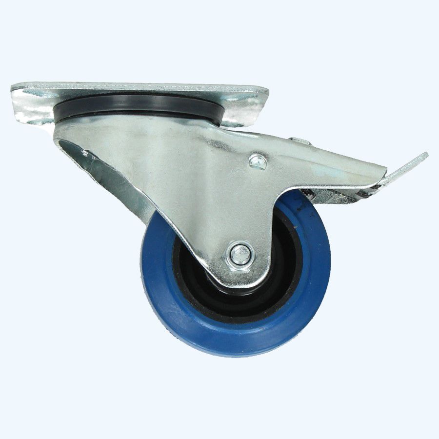 Zwenkwiel met rem RNB 80 mm 100 kg Zwenkwiel met rem RNB 80 mm 100 kg