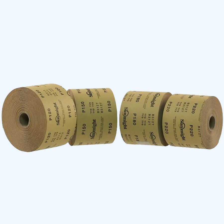 Papieren schuurrol 25 meter x 115mm K220 Papieren schuurrol 25 meter x 115mm K220