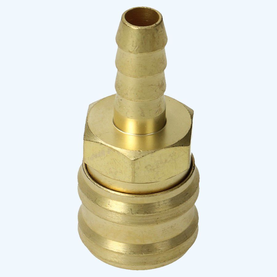 Euro snelkoppeling met slangpilaar 10 mm Euro snelkoppeling met slangpilaar 10 mm