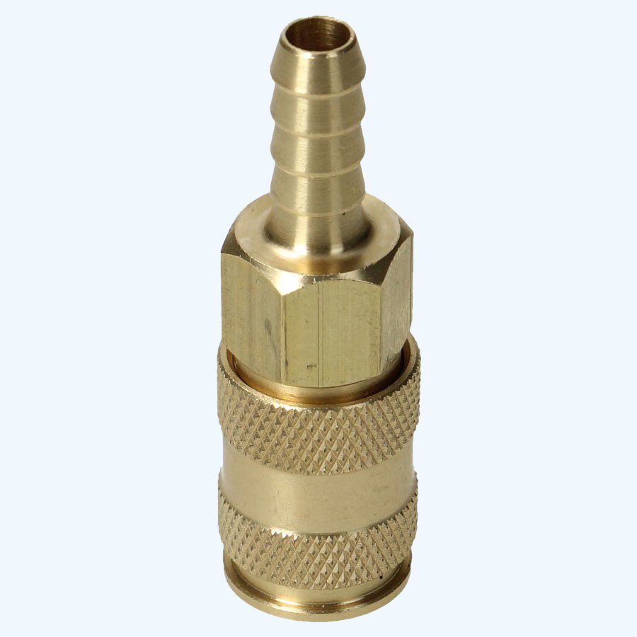 Universele snelkoppeling met slangpilaar 10 mm Universele snelkoppeling met slangpilaar 10 mm