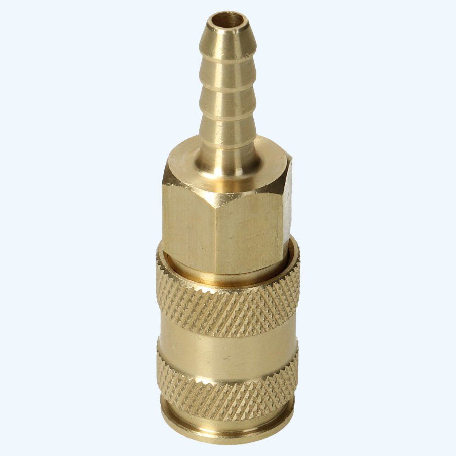 Universele snelkoppeling met slangpilaar 8 mm Universele snelkoppeling met slangpilaar 8 mm