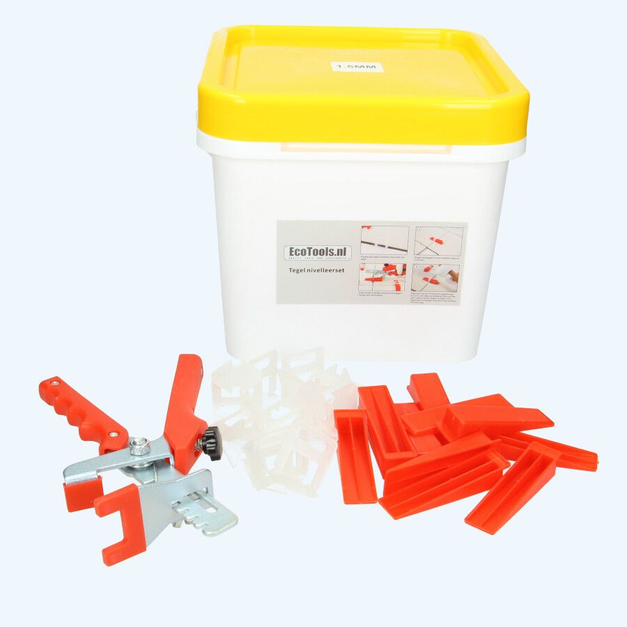 Tegel nivelleerset 2,0 mm Tegel nivelleerset 2,0 mm