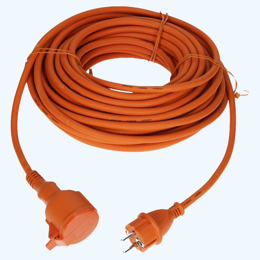 Verlengsnoer 20 meter 3x1.5 mm2 Rubber Verlengsnoer 20 meter 3x1.5 mm2 Rubber