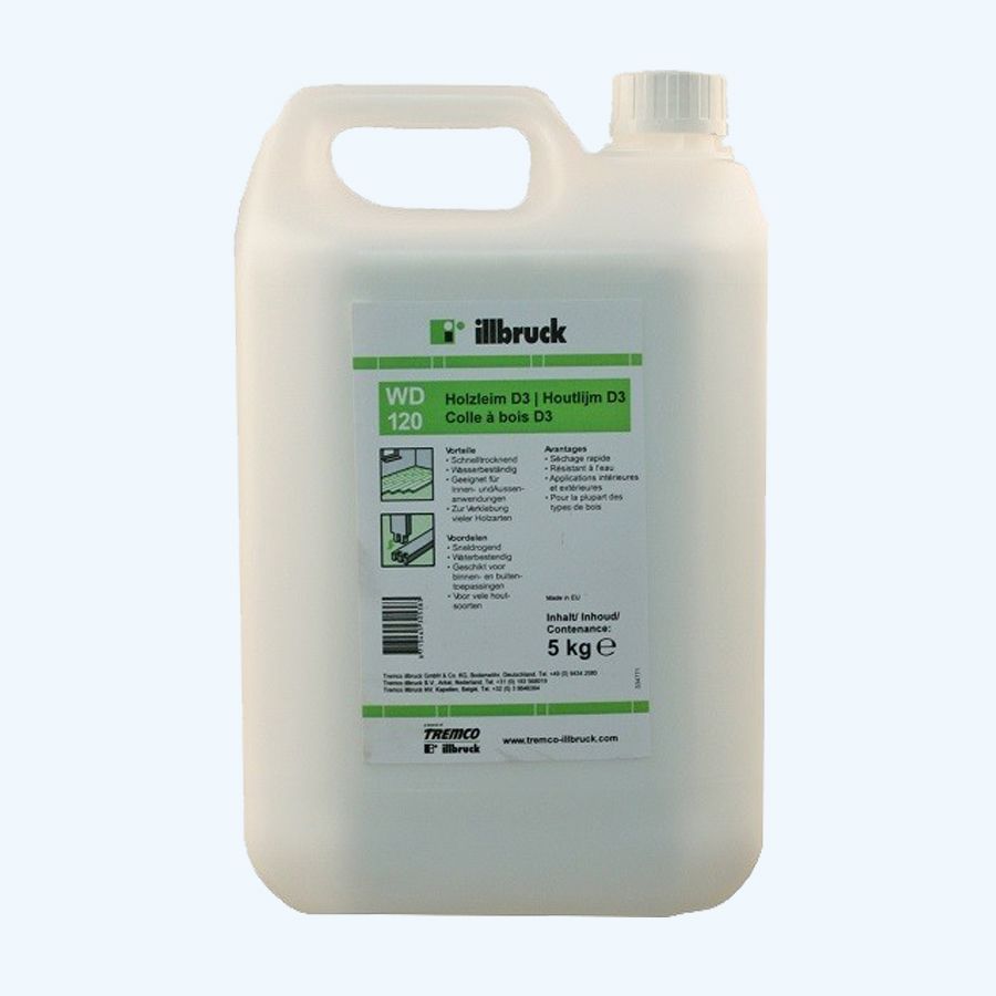illbruck WD120 houtlijm D3 / 5 kg illbruck WD120 houtlijm D3 / 5 kg