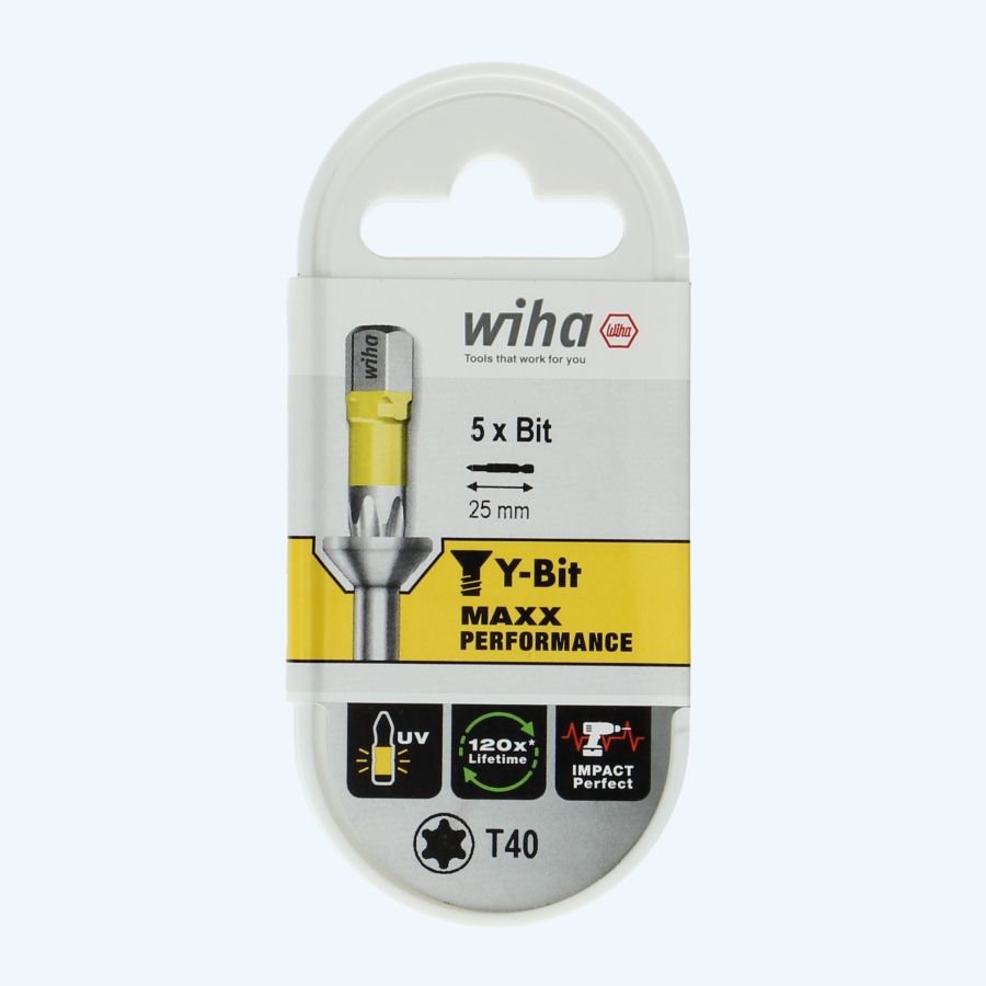 5 stuks Wiha Y-bit Torx 40 5 stuks Wiha Y-bit Torx 40